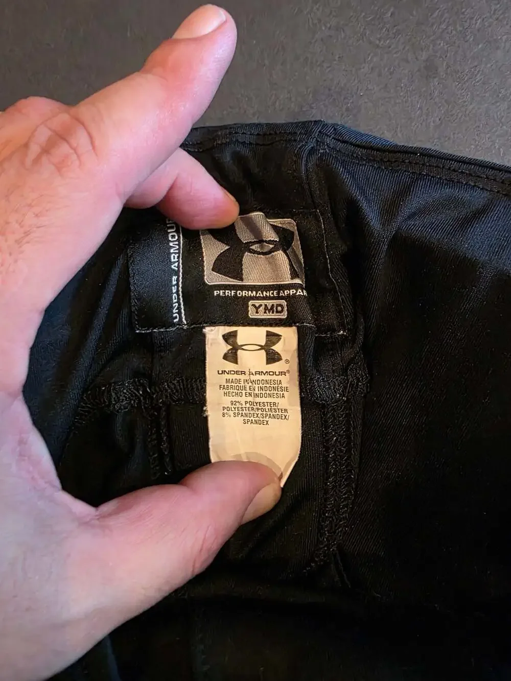Under Armour Youth Black Integrated Padded Football Pants Size YMD